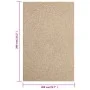 ZIZUR jute look indoor and outdoor rug 200x290cm by vidaXL, Rugs - Ref: Foro24-364842, Price: 126,98 €, Discount: %