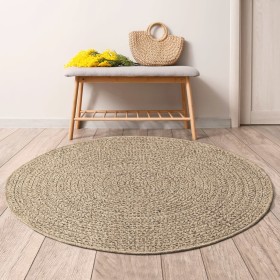 ZIZUR Jute-Look Innen- und Außenteppich 90 cm von vidaXL, Teppiche - Ref: Foro24-364835, Preis: 40,43 €, Rabatt: %
