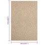 ZIZUR Jute-Look-Teppich für drinnen und draußen, 120 x 170 cm von vidaXL, Teppiche - Ref: Foro24-364839, Preis: 61,96 €, Raba...
