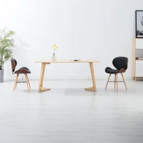 Esszimmerstühle 2 Einheiten Stoff und gebogenes Holz dunkelgrau von vidaXL, Essstühle - Ref: Foro24-283142, Preis: 224,38 €, ...