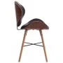 Dining chairs, 2 units, dark gray fabric and curved wood by vidaXL, dining chairs - Ref: Foro24-283142, Price: 224,38 €, Disc...