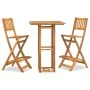Gartenbar-Möbelset 3-teilig massives Akazienholz von vidaXL, Gartensets - Ref: Foro24-3104961, Preis: 281,92 €, Rabatt: %