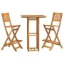 Gartenbar-Möbelset 3-teilig massives Akazienholz von vidaXL, Gartensets - Ref: Foro24-3104961, Preis: 281,92 €, Rabatt: %