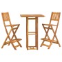 Gartenbar-Möbelset 3-teilig massives Akazienholz von vidaXL, Gartensets - Ref: Foro24-3104961, Preis: 301,65 €, Rabatt: %