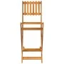 Gartenbar-Möbelset 3-teilig massives Akazienholz von vidaXL, Gartensets - Ref: Foro24-3104961, Preis: 281,92 €, Rabatt: %