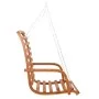 Swing bench with awning solid fir wood with teak finish by vidaXL, Garden rockers - Ref: Foro24-3200621, Price: 407,36 €, Dis...