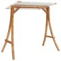 Swing bench with awning solid fir wood with teak finish by vidaXL, Garden rockers - Ref: Foro24-3200621, Price: 407,36 €, Dis...