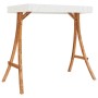 Swing with cushion and awning in solid fir wood by vidaXL, Garden rockers - Ref: Foro24-3200629, Price: 324,86 €, Discount: %