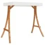 Swing with cushion and awning in solid fir wood by vidaXL, Garden rockers - Ref: Foro24-3200629, Price: 345,89 €, Discount: %
