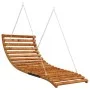 Tumbona columpio con toldo madera maciza abeto acabado de teca by vidaXL, Garden rockers - Ref: Foro24-3200626, Price: 392,84...