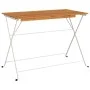 Folding café furniture set, 5 pieces, solid acacia wood and steel. by vidaXL, Garden sets - Ref: Foro24-3152100, Price: 214,4...