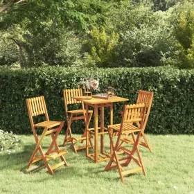 Garden bar furniture set 5 pieces solid acacia wood by vidaXL, Garden sets - Ref: Foro24-3104962, Price: 418,74 €, Discount: %