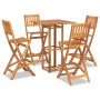 Garten-Barmöbel-Set 5-teilig aus massivem Akazienholz von vidaXL, Gartensets - Ref: Foro24-3104962, Preis: 476,32 €, Rabatt: %