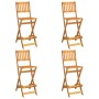 Garten-Barmöbel-Set 5-teilig aus massivem Akazienholz von vidaXL, Gartensets - Ref: Foro24-3104962, Preis: 476,32 €, Rabatt: %