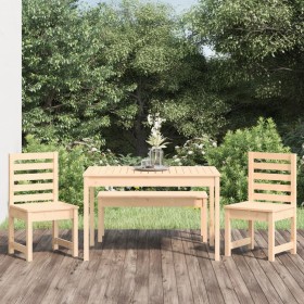 4-piece solid pine wood garden dining set by vidaXL, Garden sets - Ref: Foro24-3154701, Price: 231,36 €, Discount: %