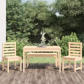 4-piece solid pine wood garden dining set by vidaXL, Garden sets - Ref: Foro24-3154701, Price: 228,21 €, Discount: %