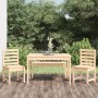 4-piece solid pine wood garden dining set by vidaXL, Garden sets - Ref: Foro24-3154701, Price: 231,36 €, Discount: %