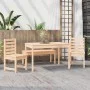 4-teilige Garten-Essgarnitur aus massivem Kiefernholz von vidaXL, Gartensets - Ref: Foro24-3154701, Preis: 228,38 €, Rabatt: %