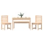 4-piece solid pine wood garden dining set by vidaXL, Garden sets - Ref: Foro24-3154701, Price: 231,36 €, Discount: %