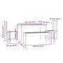 4-teilige Garten-Essgarnitur aus massivem Kiefernholz von vidaXL, Gartensets - Ref: Foro24-3154701, Preis: 228,38 €, Rabatt: %