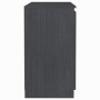 Beistellschrank aus massivem, grauem Kiefernholz, 60 x 36 x 65 cm von vidaXL, Sideboards - Ref: Foro24-808100, Preis: 80,86 €...