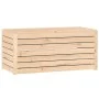 Juego de cajas de jardín 4 piezas madera maciza de pino de vidaXL, Cajas de almacenaje para exteriores - Ref: Foro24-3154666,...