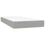 Boxspringbett mit hellgrauer Stoffmatratze 90x190 cm von vidaXL, Betten und Lattenroste - Ref: Foro24-3129593, Preis: 301,04 ...