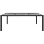 Garden dining set 11 pieces black synthetic rattan by vidaXL, Garden sets - Ref: Foro24-3058568, Price: 863,43 €, Discount: %