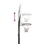 Weißer Basketballkorb aus Polyethylen, 258–363 cm von vidaXL, Basketballkörbe - Ref: Foro24-93648, Preis: 146,60 €, Rabatt: %
