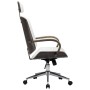 Bürostuhl mit Kopfstütze aus Kunstleder Holz weiß von vidaXL, Bürostühle - Ref: Foro24-283135, Preis: 191,95 €, Rabatt: %