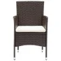 Garden dining set 11 pieces brown synthetic rattan by vidaXL, Garden sets - Ref: Foro24-3058575, Price: 811,98 €, Discount: %