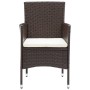 Garten-Essgruppe 11-teilig aus braunem synthetischem Rattan von vidaXL, Gartensets - Ref: Foro24-3058575, Preis: 794,57 €, Ra...