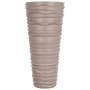 Removable inner planter PP ribbed mocha look 18/45 L by vidaXL, Pots and planters - Ref: Foro24-364691, Price: 70,60 €, Disco...