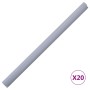 Matte light gray PVC fence panel 35x0.19 m by vidaXL, fence panels - Ref: Foro24-147871, Price: 28,53 €, Discount: %