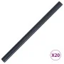 Matte dark gray PVC fence panel 35x0.19 m by vidaXL, fence panels - Ref: Foro24-147867, Price: 26,16 €, Discount: %