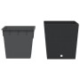 Planter with removable interior PP rattan anthracite gray 37/64 L by vidaXL, Pots and planters - Ref: Foro24-364681, Price: 6...