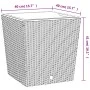 Planter with removable interior PP rattan anthracite gray 37/64 L by vidaXL, Pots and planters - Ref: Foro24-364681, Price: 6...