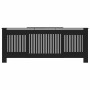 Cubierta para radiador MDF negro 205 cm