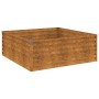 Jardinera acero corten 100x100x36 cm