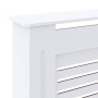 Cubierta para radiador MDF blanco 205 cm