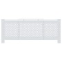 Cubierta para radiador MDF blanco 205 cm