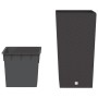 Planter with removable interior PP rattan brown 21/49 L by vidaXL, Pots and planters - Ref: Foro24-364676, Price: 60,49 €, Di...