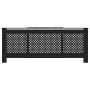 Cubierta para radiador MDF negro 205 cm