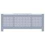 Cubierta para radiador MDF gris 205 cm