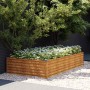 Jardinera acero corten 195x100x36 cm