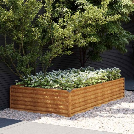 Jardinera acero corten 195x100x36 cm