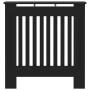 Cubierta para radiador MDF negro 78 cm
