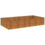 Jardinera acero corten 195x100x36 cm