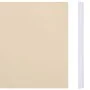 Sichtschutzplatten 4 Stück cremefarbenes PVC 35x0,19 m von vidaXL, Zaunpaneele - Ref: Foro24-147857, Preis: 88,58 €, Rabatt: %