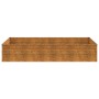 Jardinera acero corten 195x100x36 cm